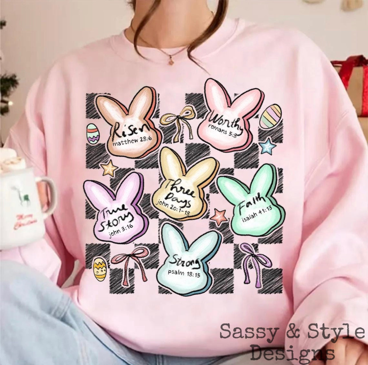 Lil Bunny & Bows Graphic Shirt