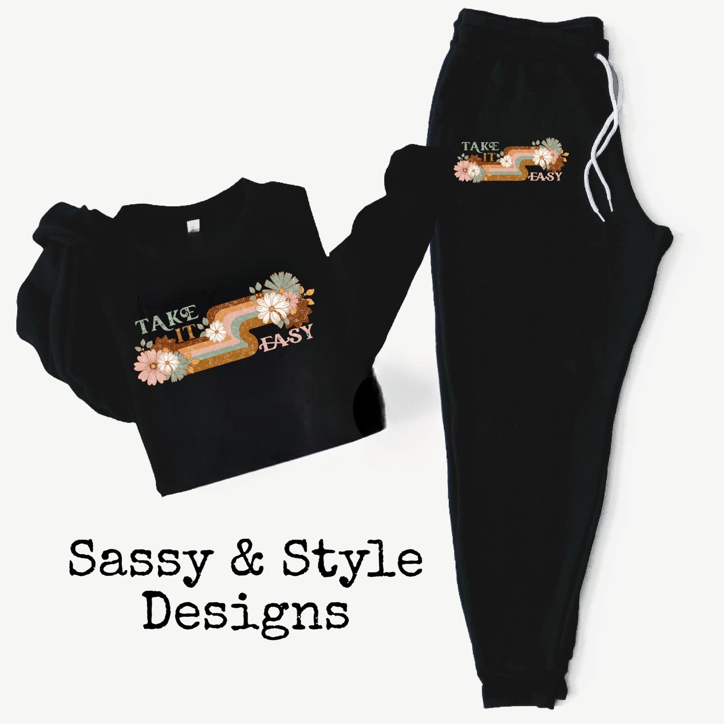 Floral Take It Easy Graphic Shirt