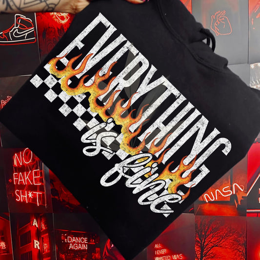 Everything is Fine Graphic Shirt