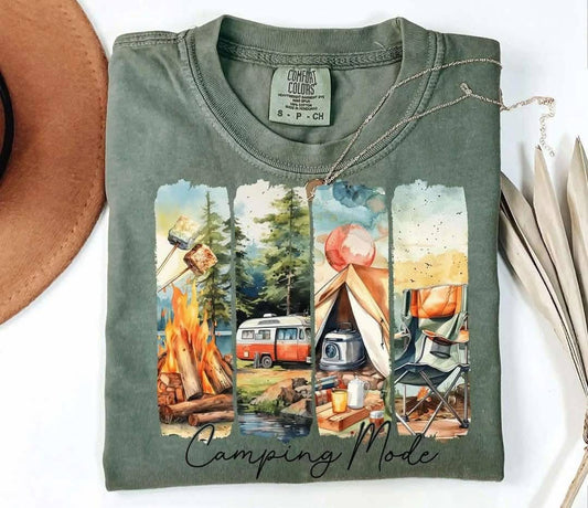 Camping Mode Graphic Shirt