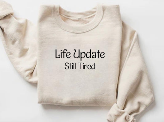 Life Update Graphic Crewneck