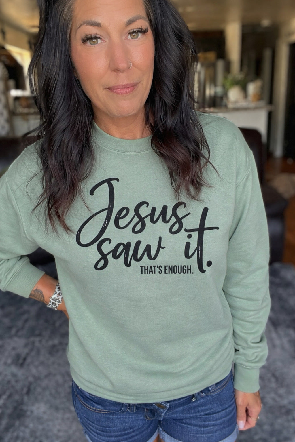 Jesus Saw It Graphic Shirt