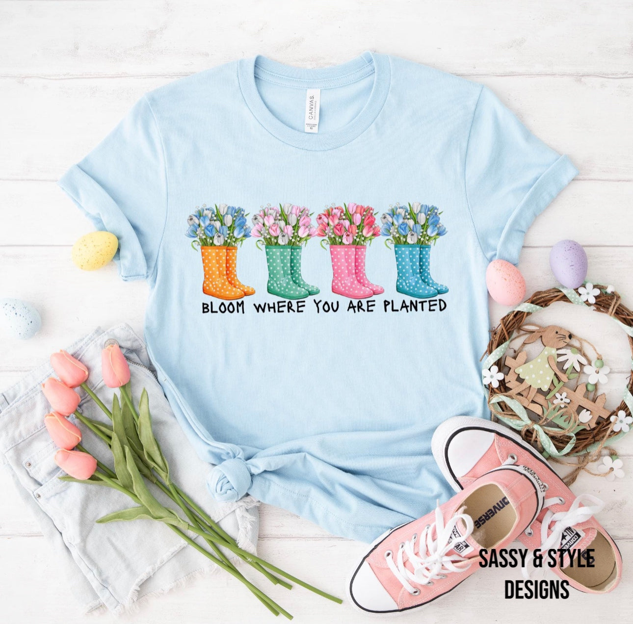 Bloom Where You Are Planted Graphic T-Shirt