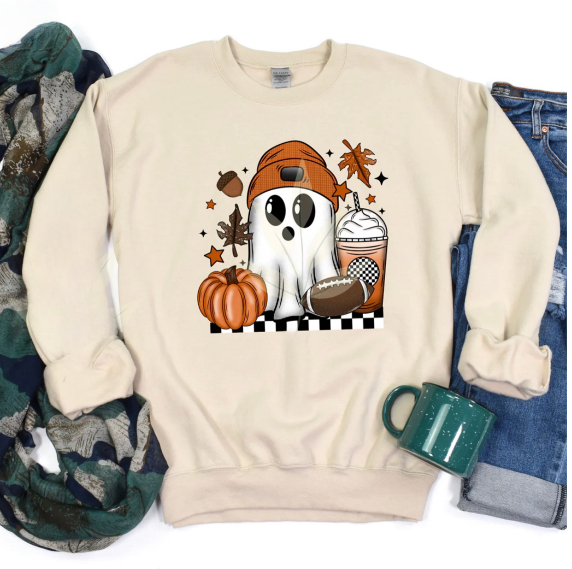 Fall Football Graphic Sweater