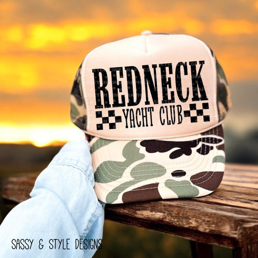Redneck Camo Trucker Cap