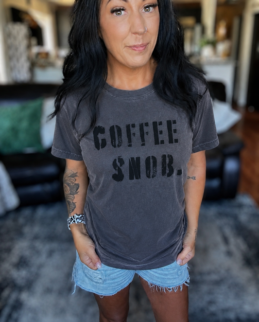 Coffee Snob Graphic Shirt