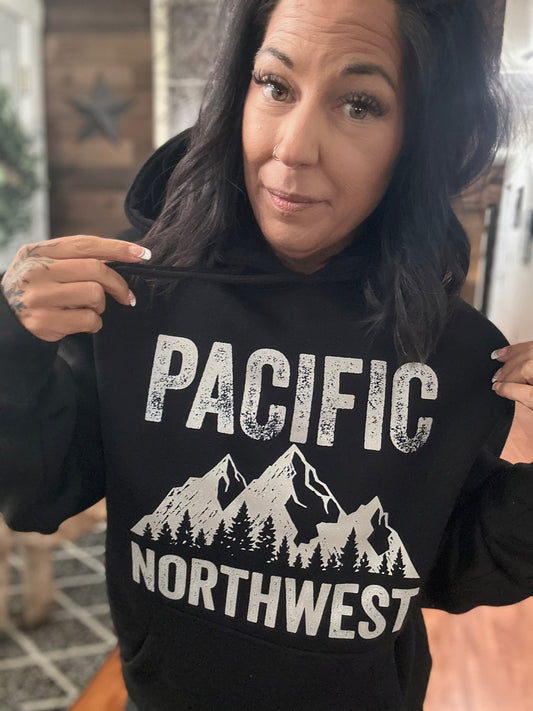 Distressed PNW Classic premium Hoodie