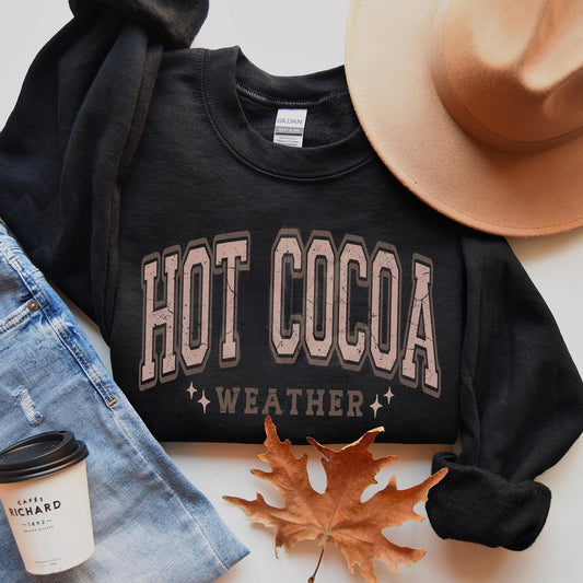 Hot Cocoa Weather Graphic Sweatshirt