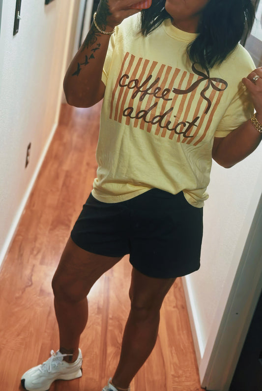 Coffee Addict Graphic Shirt