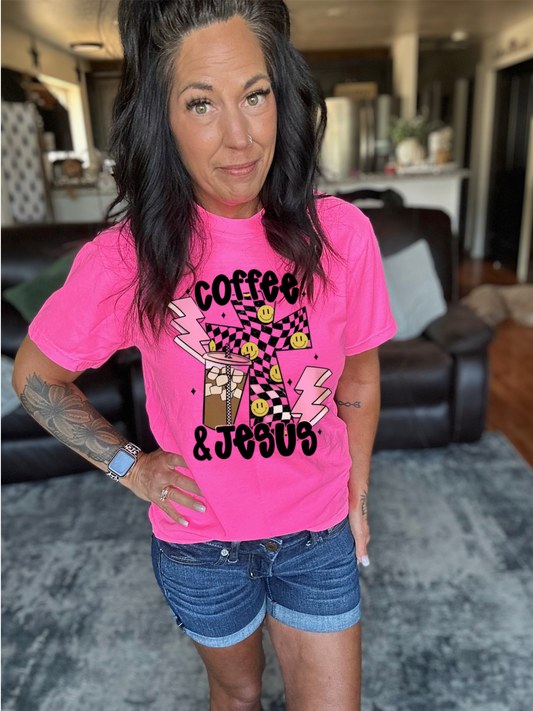 Coffee & Jesus Graphic T-Shirt