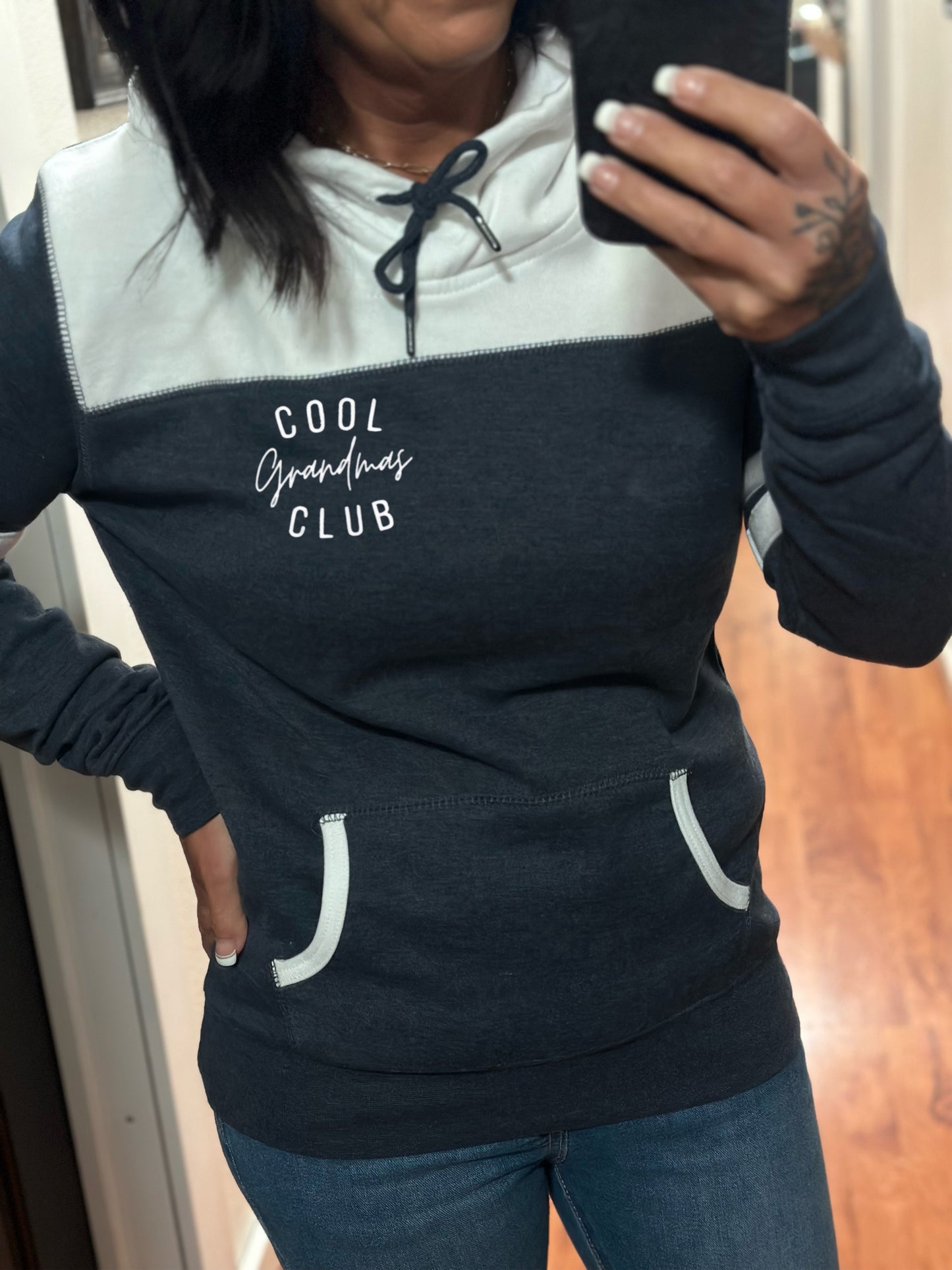 Cool Club Ladies Varsity Fleece Pullover Hoodie