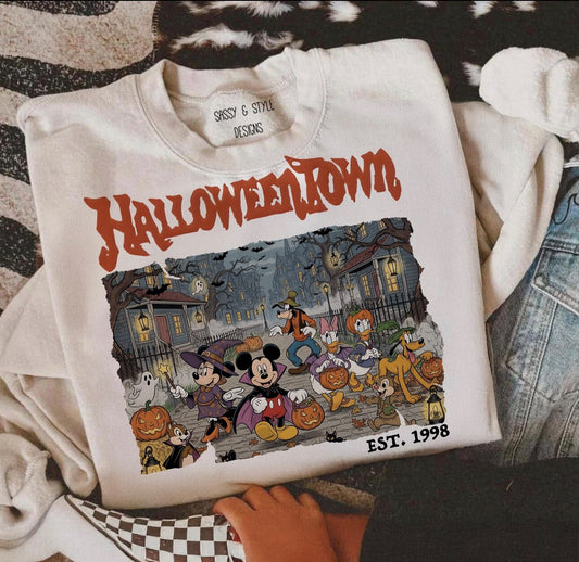Vintage Halloweentown Graphic Shirt