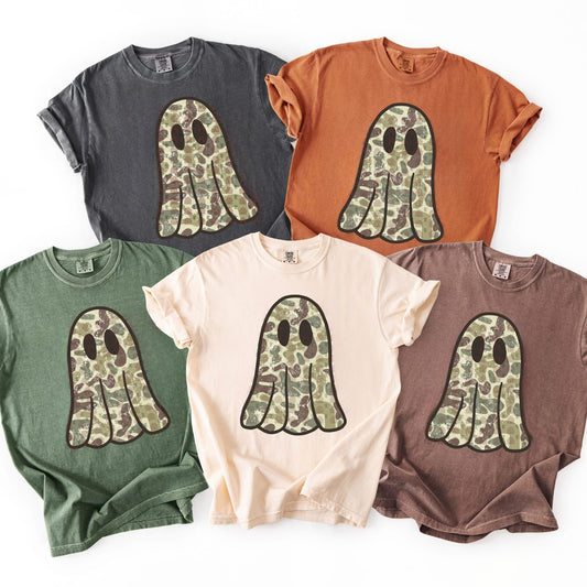 Camo Ghouls Graphic T-Shirt
