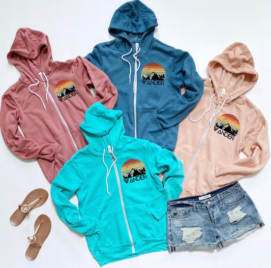 Exclusive Wander Zip-Up Sweatshirt