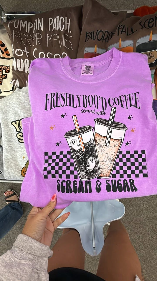 Freshly Boo’d Coffee Graphic T-Shirt