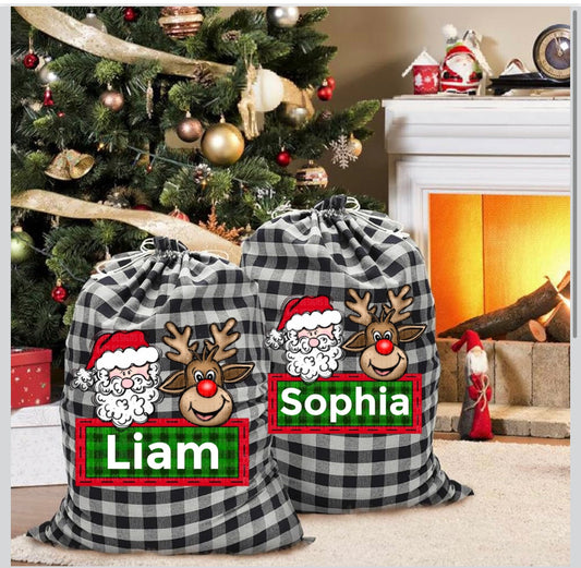 Customized Santa Sacks