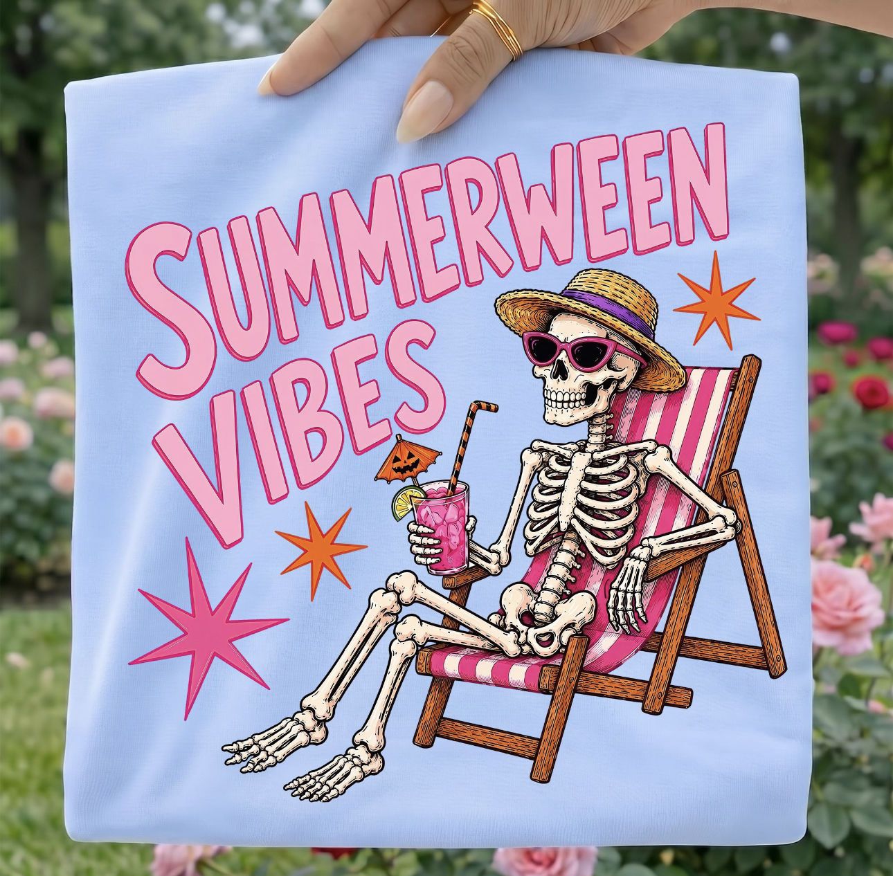 Summerween Vibes Graphic Shirt