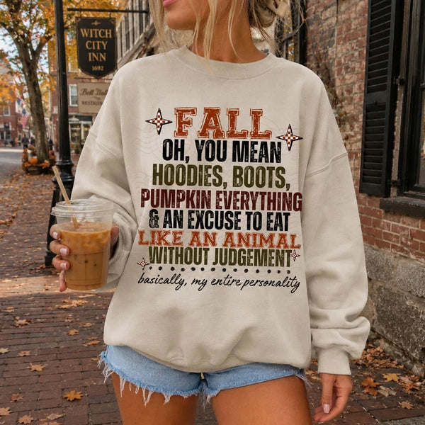 Fall Oh You Mean Graphic Shirt