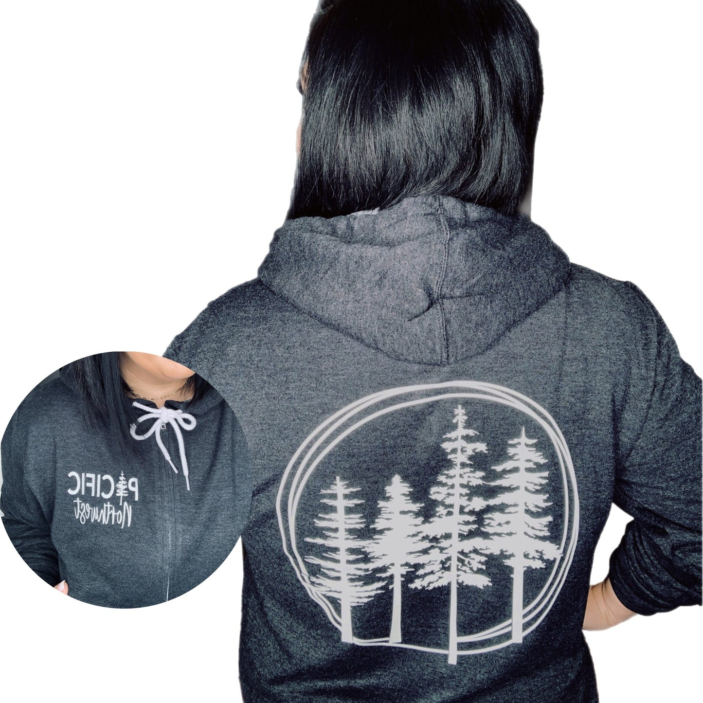 PNW Tree Zip Up