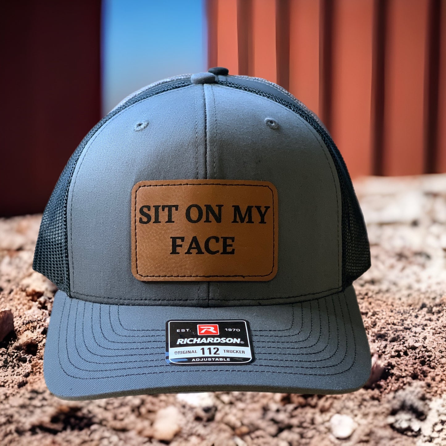 Sit On My Face Snap Back Trucker Cap