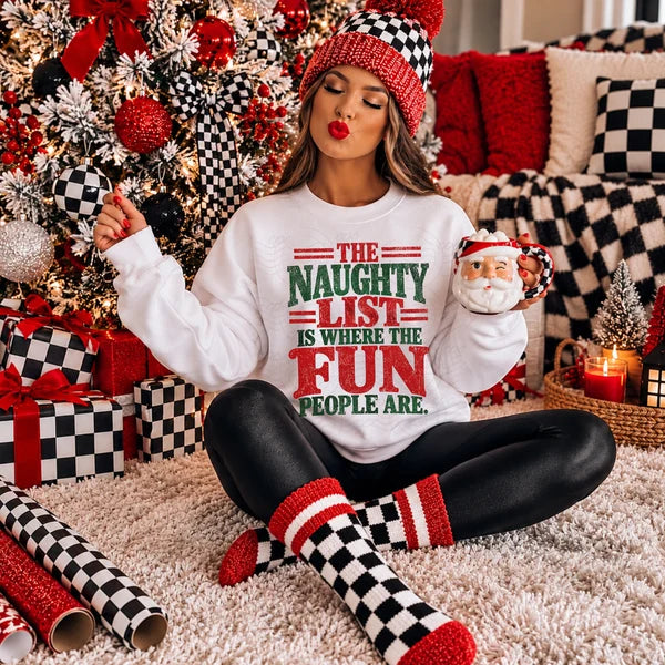 The Naughty List Graphic Shirt